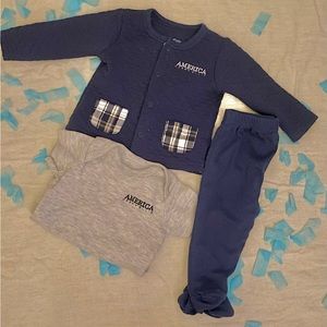 American Perry baby outfit
